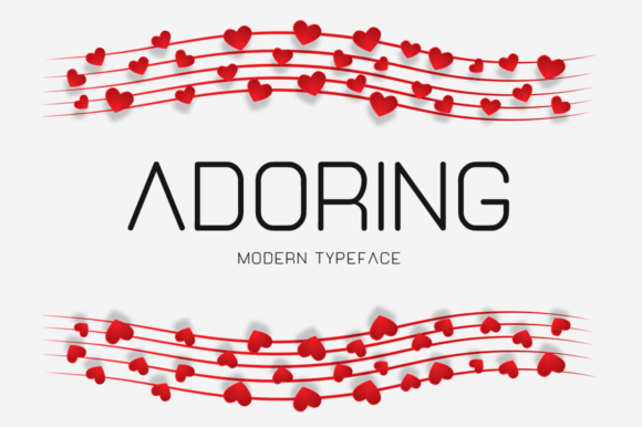 Adoring Font: Playful and Sophisticated Design
