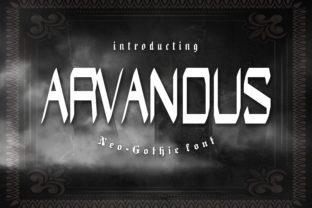Arvandus: A Modern All Caps Display Font for Contemporary Design