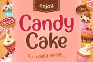 Candy Cake: A Sweet and Versatile Display Font for Design Projects