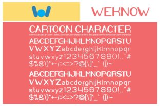 Cartoon Character Font for Creative Projects