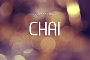 Chai: A Clean and Confident Display Font for Modern Typography