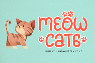 Discover the Elegance of Meowcats: A Modern Display Font with a Playful Touch