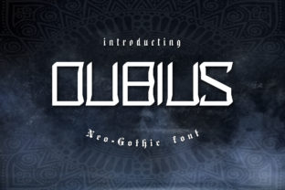 Dubius Display Font for Modern Design