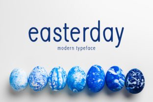 Easterday Font: A Modern Display Font for Contemporary Design