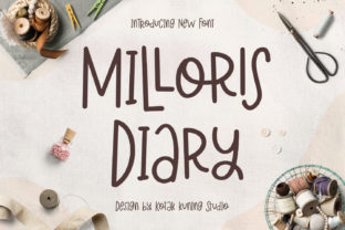 Exploring Milloris Diary: A Playful Display Font for Creative Projects
