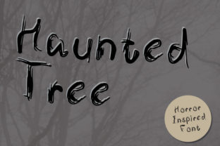 Haunted Tree: A Creepy Font for Horror and Halloween Projects