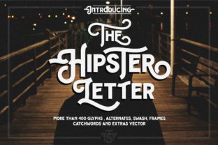 Hipster Letter: A Playful Display Font for Standout Design