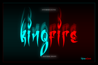 Kingfire: A Bold Display Font for Modern Design Projects