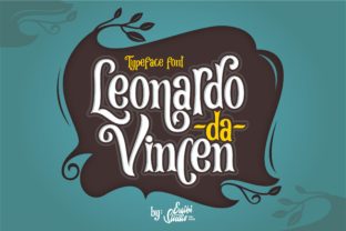 Leonardo Da Vincen Font