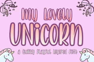 Lovely Unicorn Font: A Playful Touch for Creative Projects