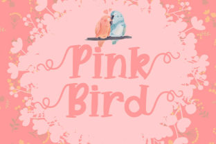 Pink Bird Font: A Playful Addition to Your Design Toolkit