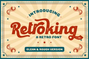 Retroking Font: Bold, Sophisticated, and Timeless