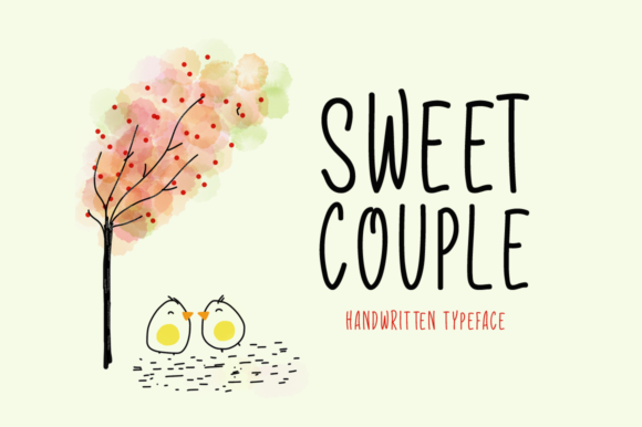 Sweet Couple Font for Creative Projects